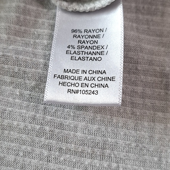 [Bobeau] Light Gray Cardigan Sweater Size Large - Picture 5 of 7